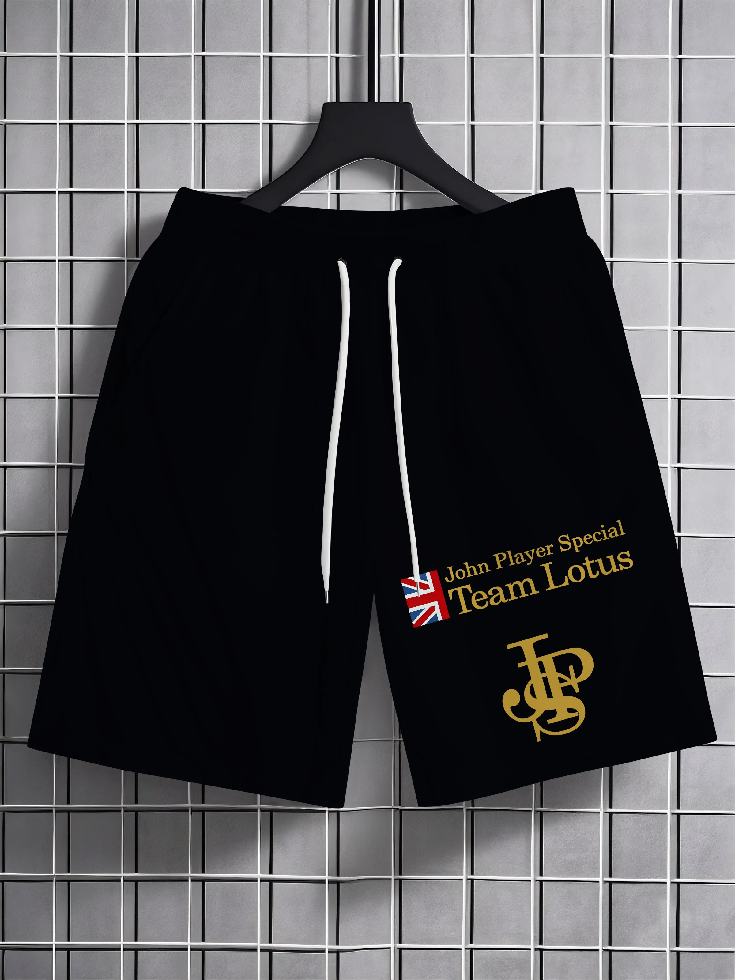 

Men's Summer Casual Shorts - British Flag Design Lightweight and Breathable Fabric for Outdoor Sports and Vacation Sporty Style