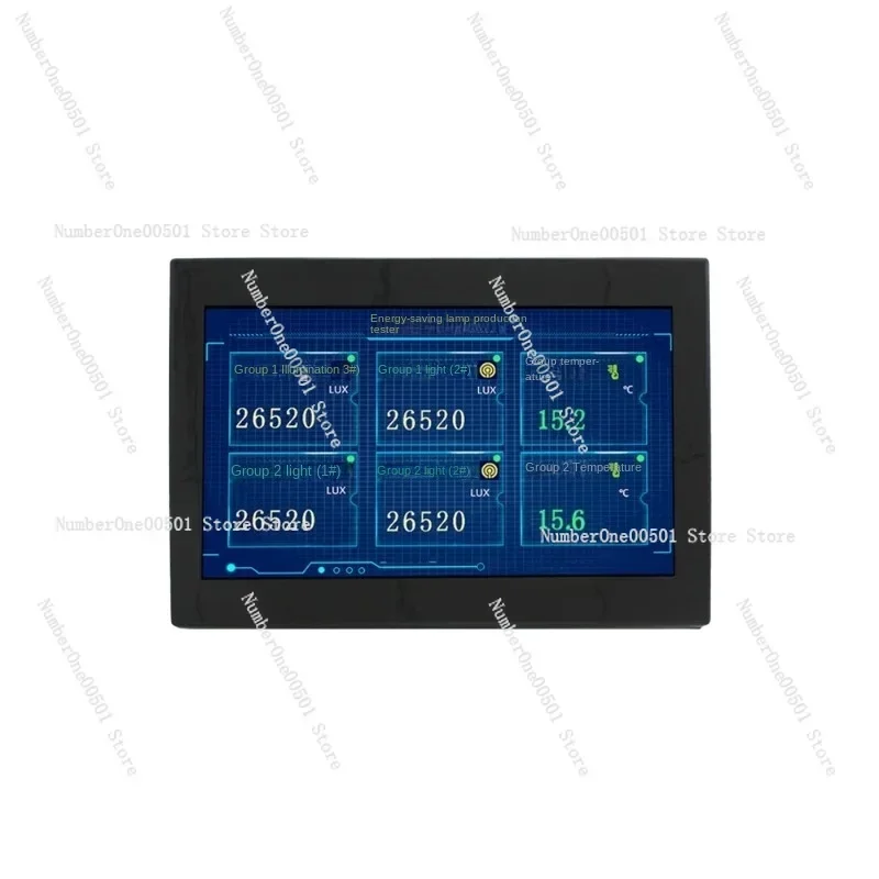 XD8906 Temperature and humidity sensor display instrument 10-inch color screen light transmitter RS485 communication detector