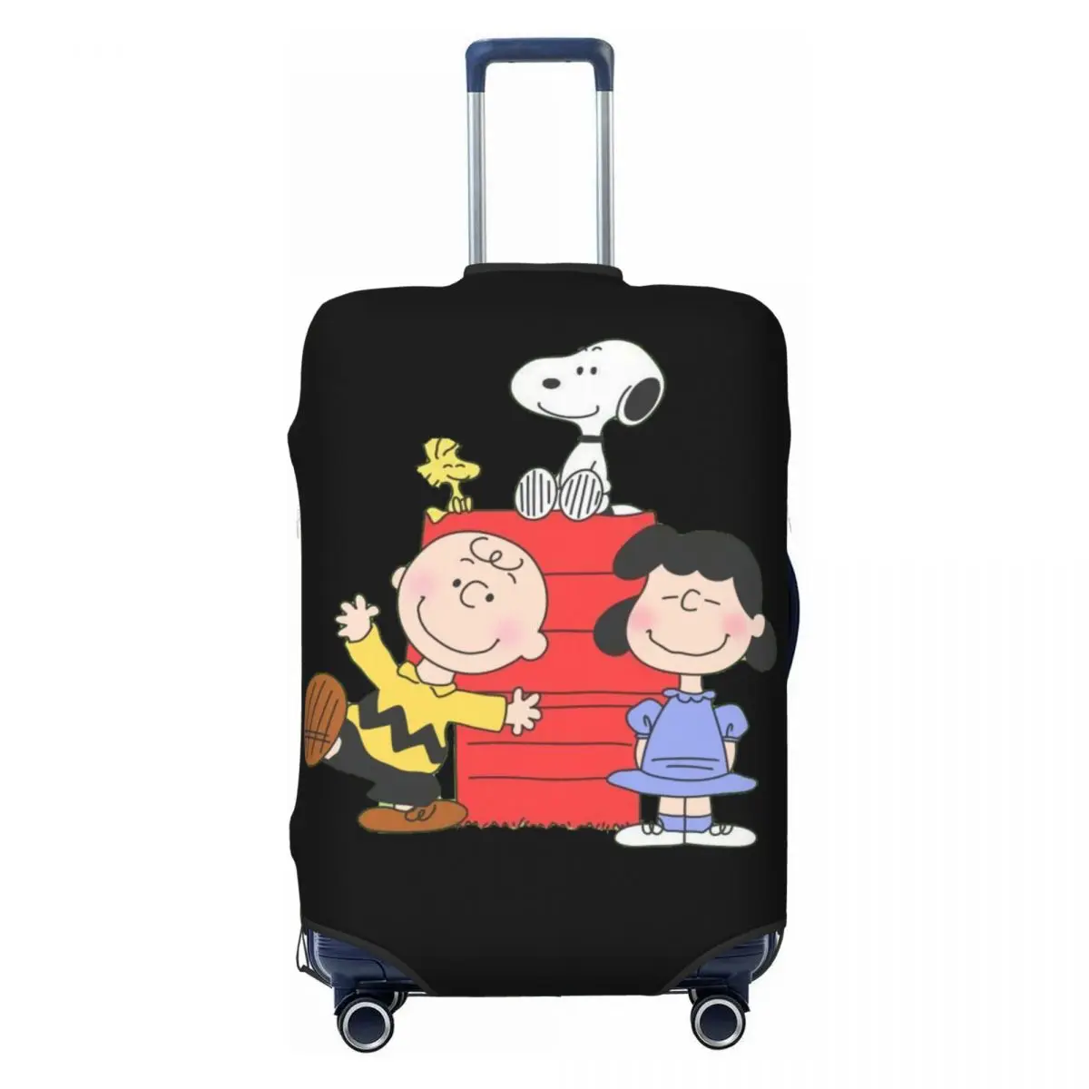 

Custom Cute Snoopy Luggage Cover Protector Funny Cartoon Travel Suitcase Covers for 18-32 Inch
