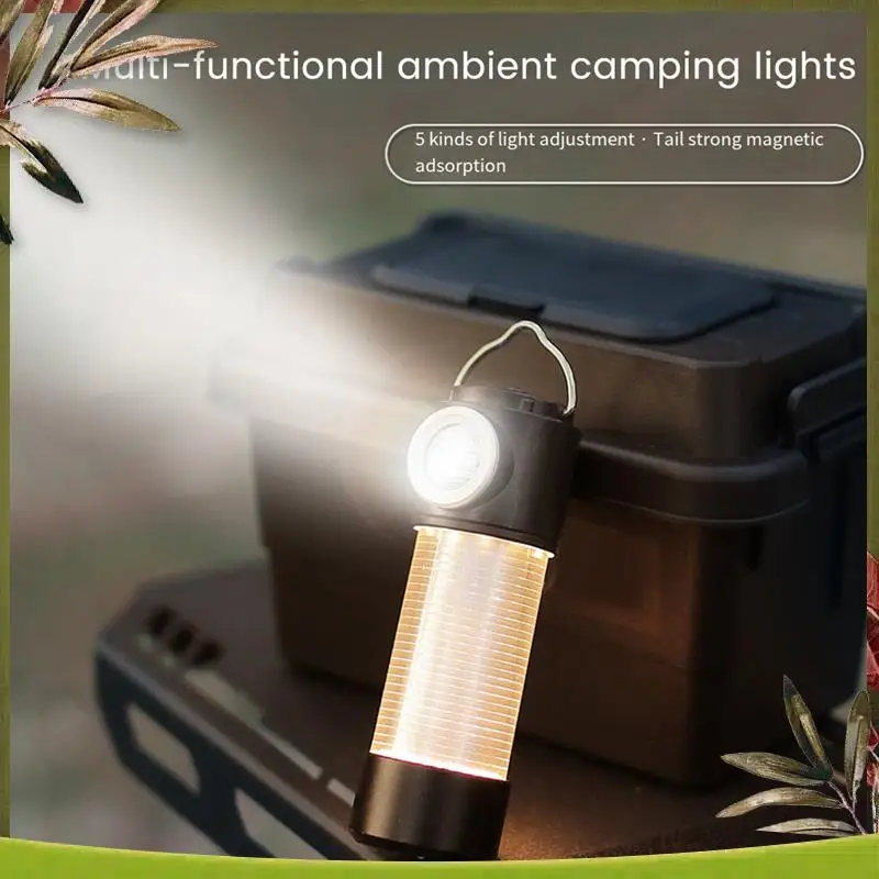 

Multi-Function Camping Light Portable Outdoor Camping Lantern With Magnet Emergency Light Hanging Tent Light Easy Install