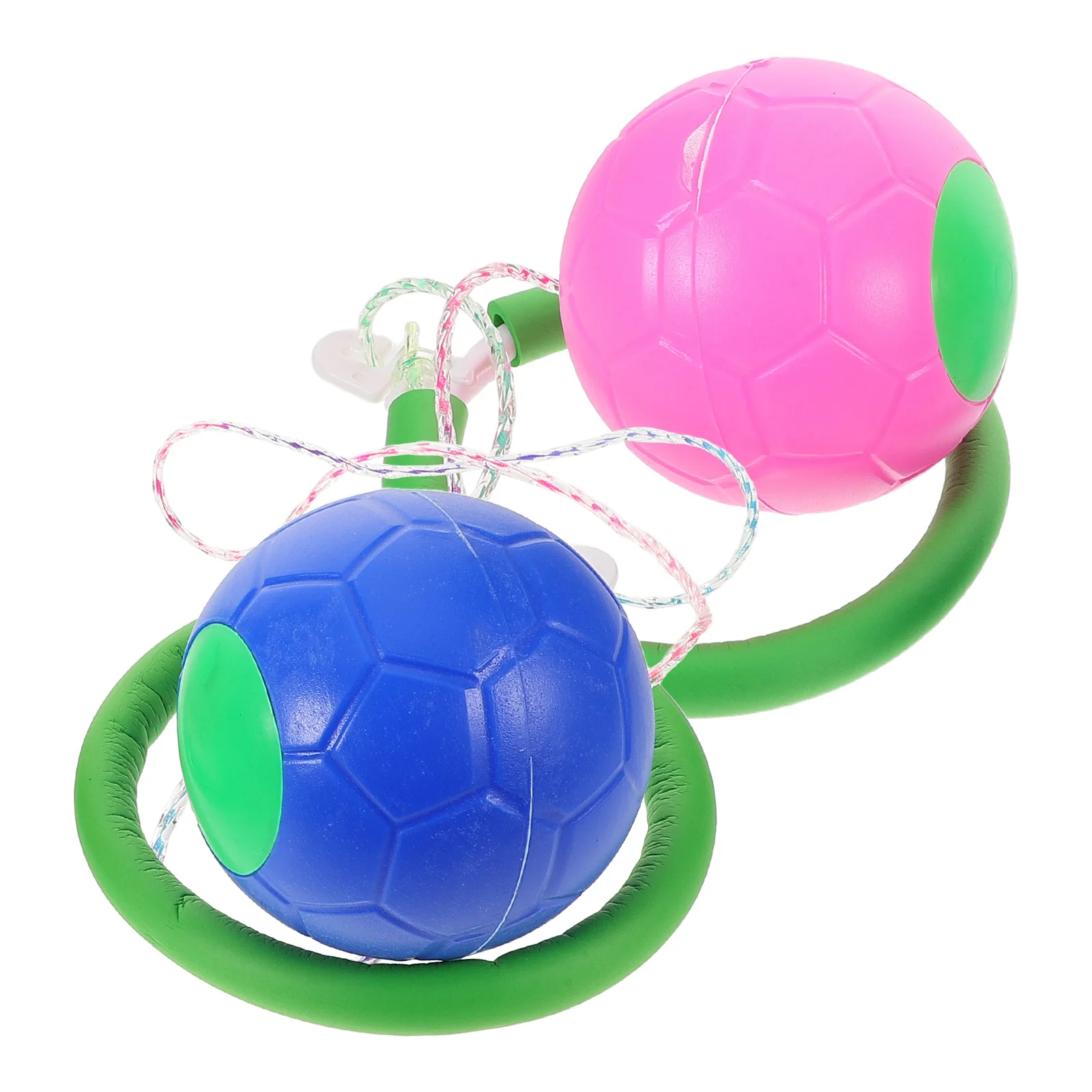 

2 Pcs Children's Jump Ball Toys Ankle Swing Sports Skip Rope Ring for Jumping The