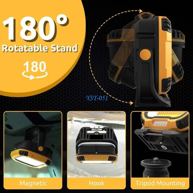 E15A Flexible ABS LED Work Light With Secure Fastening And Moisture For Industrial Use