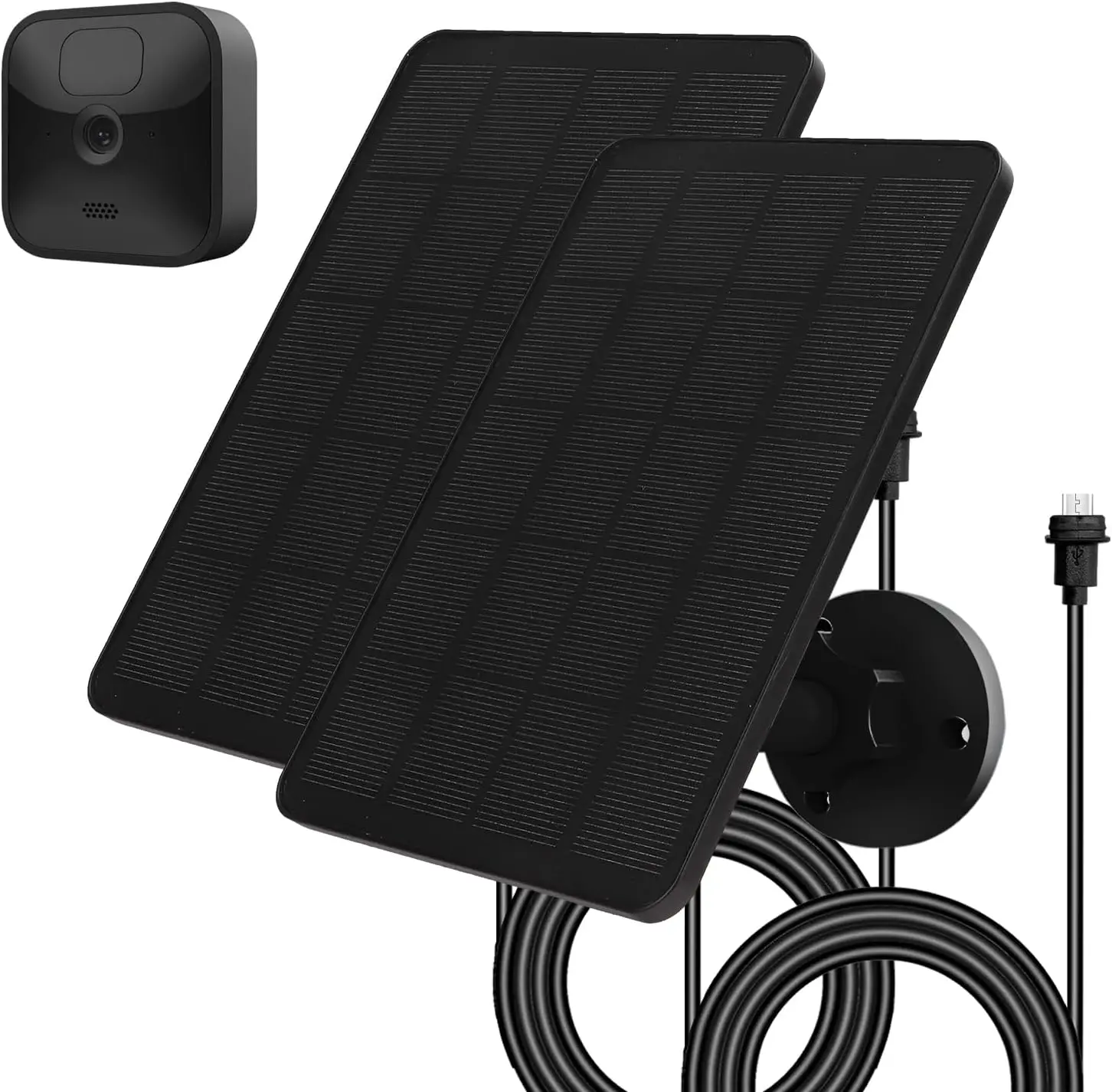 Solar Panel for Camera Outdoor, 4W Solar Panel Compatible with Blink Outdoor 3 (3rd Gen), XT XT2 Camera, Solar Panel for Blink