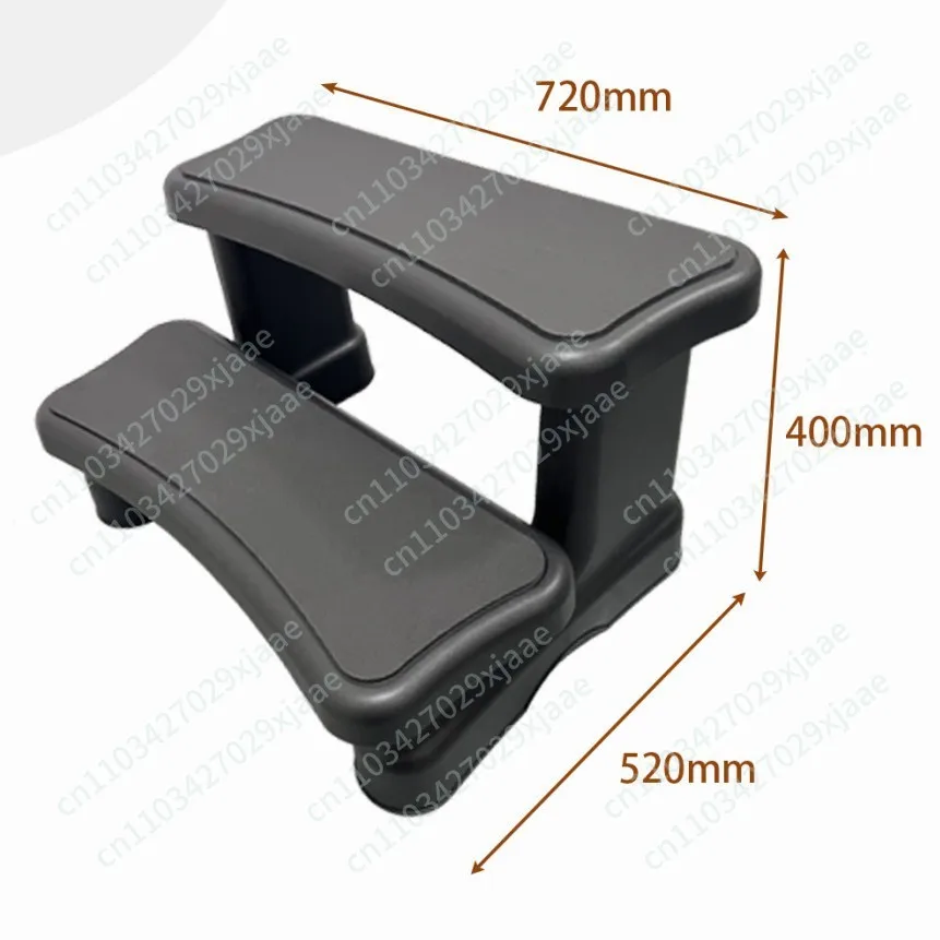 Folding Aluminum Spa Step Ladder, Non-Slip Anti-Slip Bathtub Stairs, Heavy Duty 660LBS for Hot Tub, Kids, Elderly, Pool, RV