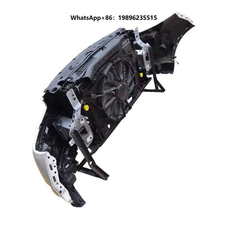 Used Front End Combination Bumper Chrome Grille Running Light Radiator Screw-On Includes Bolts