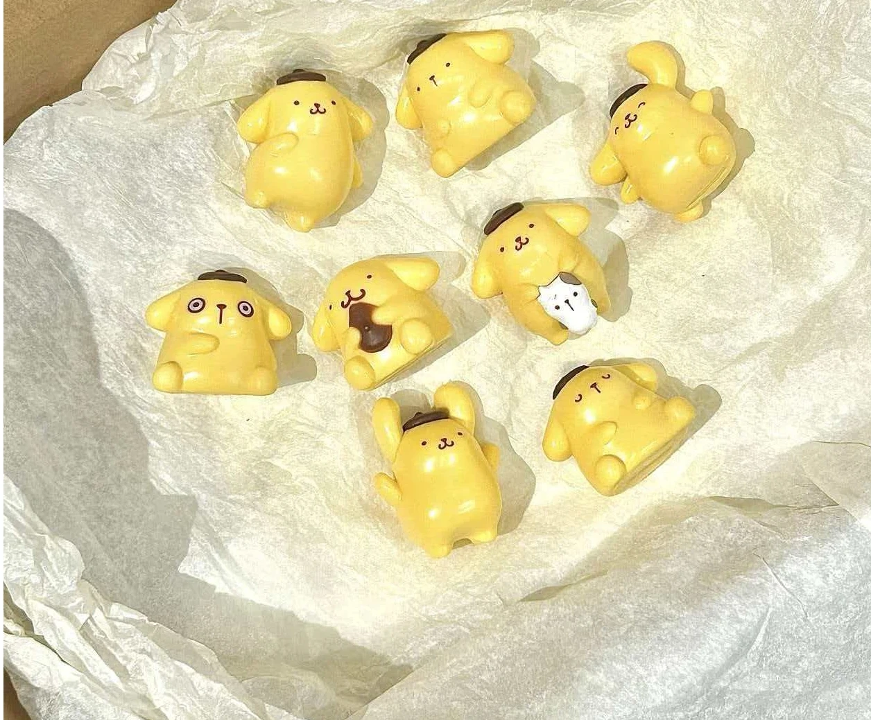 

New Products In Stock Cute Pudding Dog Figurines Layered Music Layered Blind Boxes Desktop Decorations Birthday Gift Sets