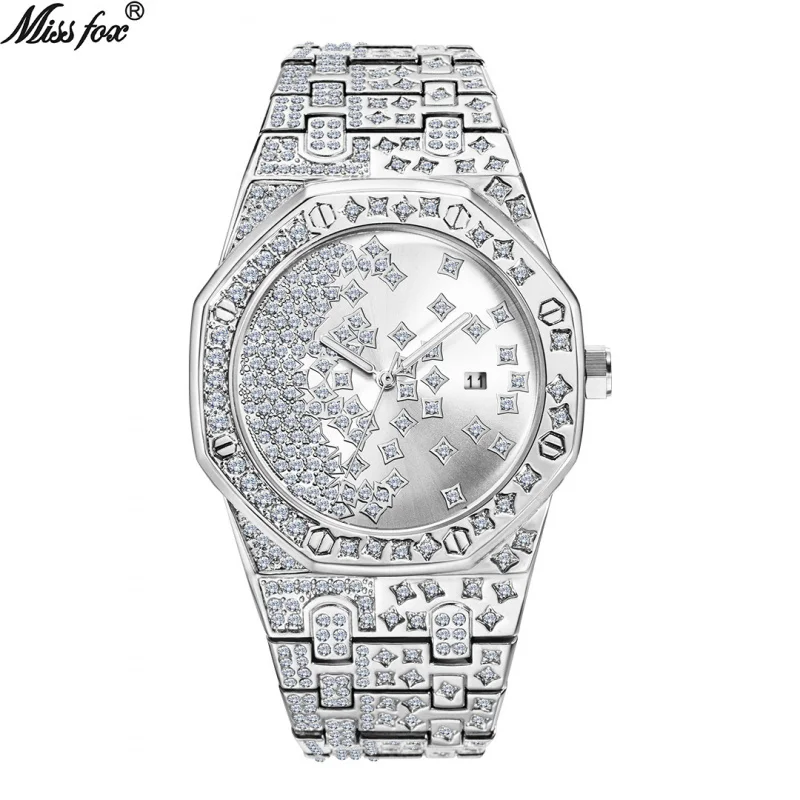 Official brand free shippingPopular European and American Famous Fashion Creative Starry with DiamondsMen's Watch