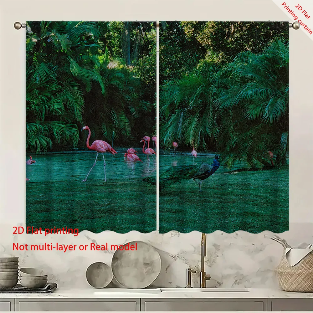 Леопардовые шторы с тропическим лесом, плотные шторы для украшения дома, используемые для общежитий, офисов, спален, гостиных