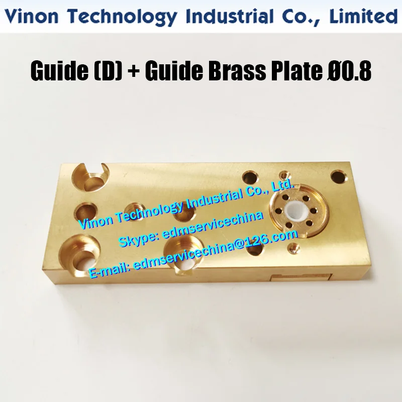 X055C630G54 Guide (D) Set include Die Guide Brass Plate 0.8mm X055C798G51,X262D527H01 for BA8,BA24 machine Guide Block 34.062.04