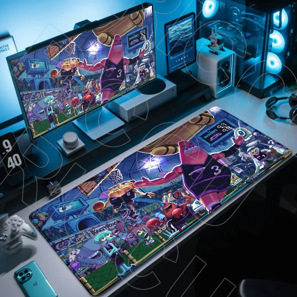 

XXL HD Printing SpongeBob SquarePants MousePad PC Accessories Cute Office Table Desk Mat Table Keyboard Expand Mouse Pad carpet