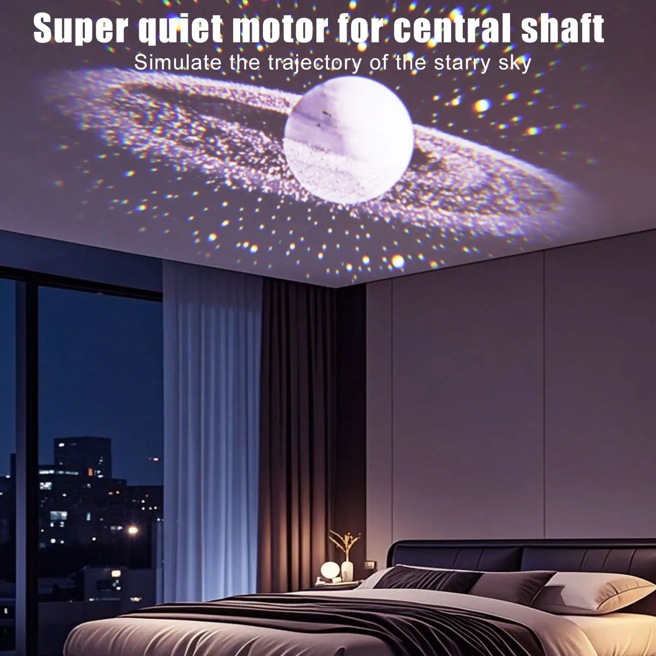 Christmas Starry Sky Projector LED Night Light Planetarium Galaxy Projector Halloween Lamp Timer, Nebula Lights for Bedroom Gift