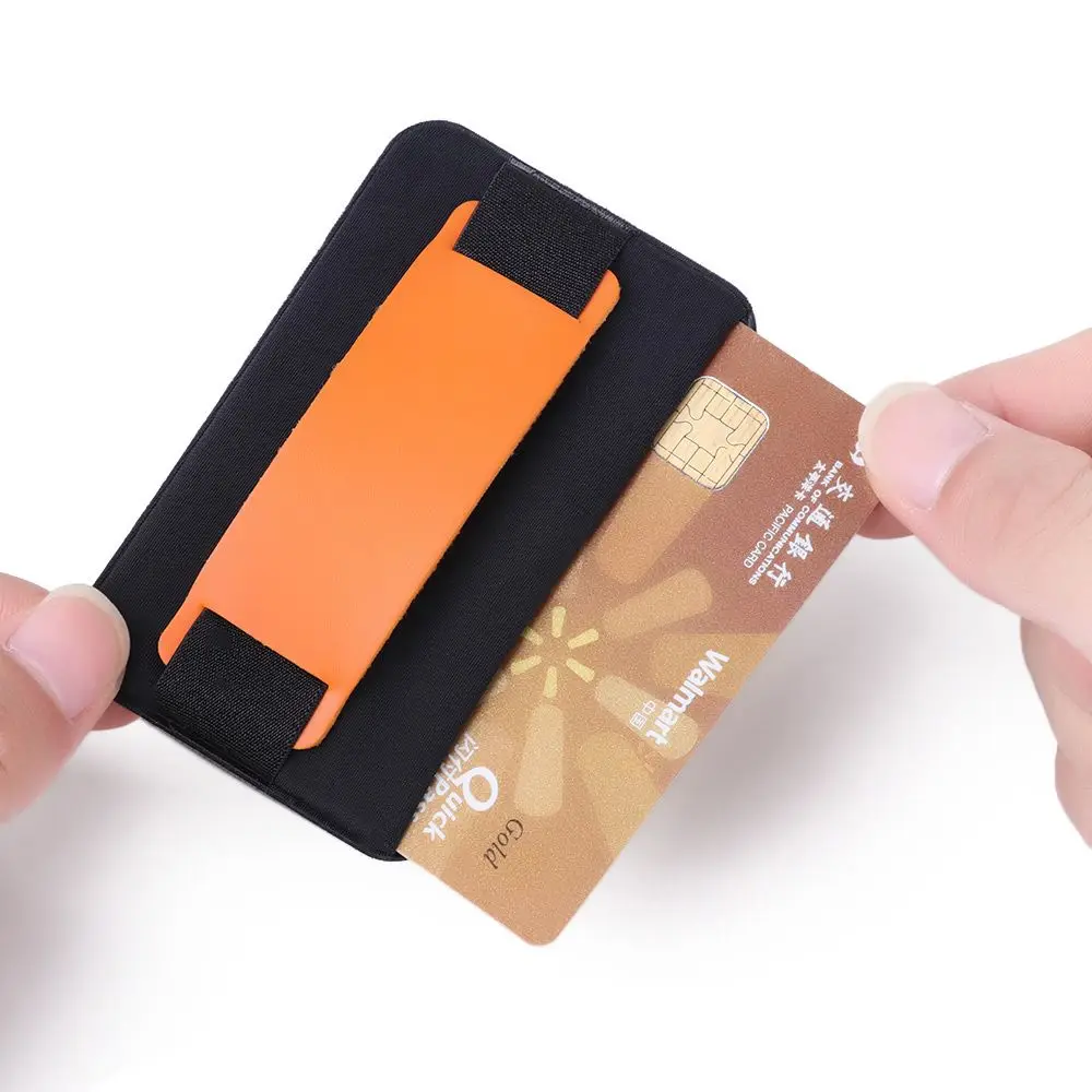 Hot Sale ID Card Holder Cell Cellphone Pocket Universal High Quality Lycra Adhesive Sticker Fashion Phone Back Cover Sticker