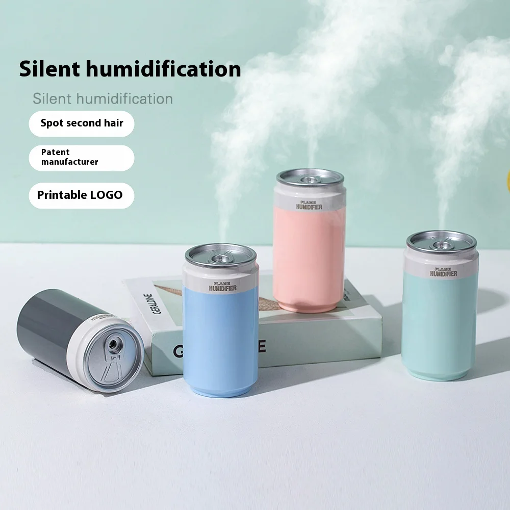 

Mini Air Humidifier 260ml Cola Cup SizePortable USB Cool Mist Maker For Bedroom Home Car Plants Air Purifier Humificador