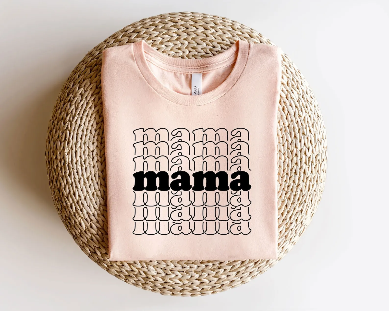 Mama T Shirt Cute Mom Life Mother T-Shirt Mommy Tees Pregnancy Announcement New Gift