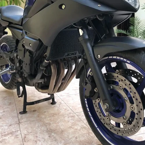 Imagen 2 del producto Para YAMAHA XJ 6 XJ6 Diversion F 2009- 2015 2010 2011 2012 motocicleta de aluminio radiador parrilla cubierta Protector XJ-6