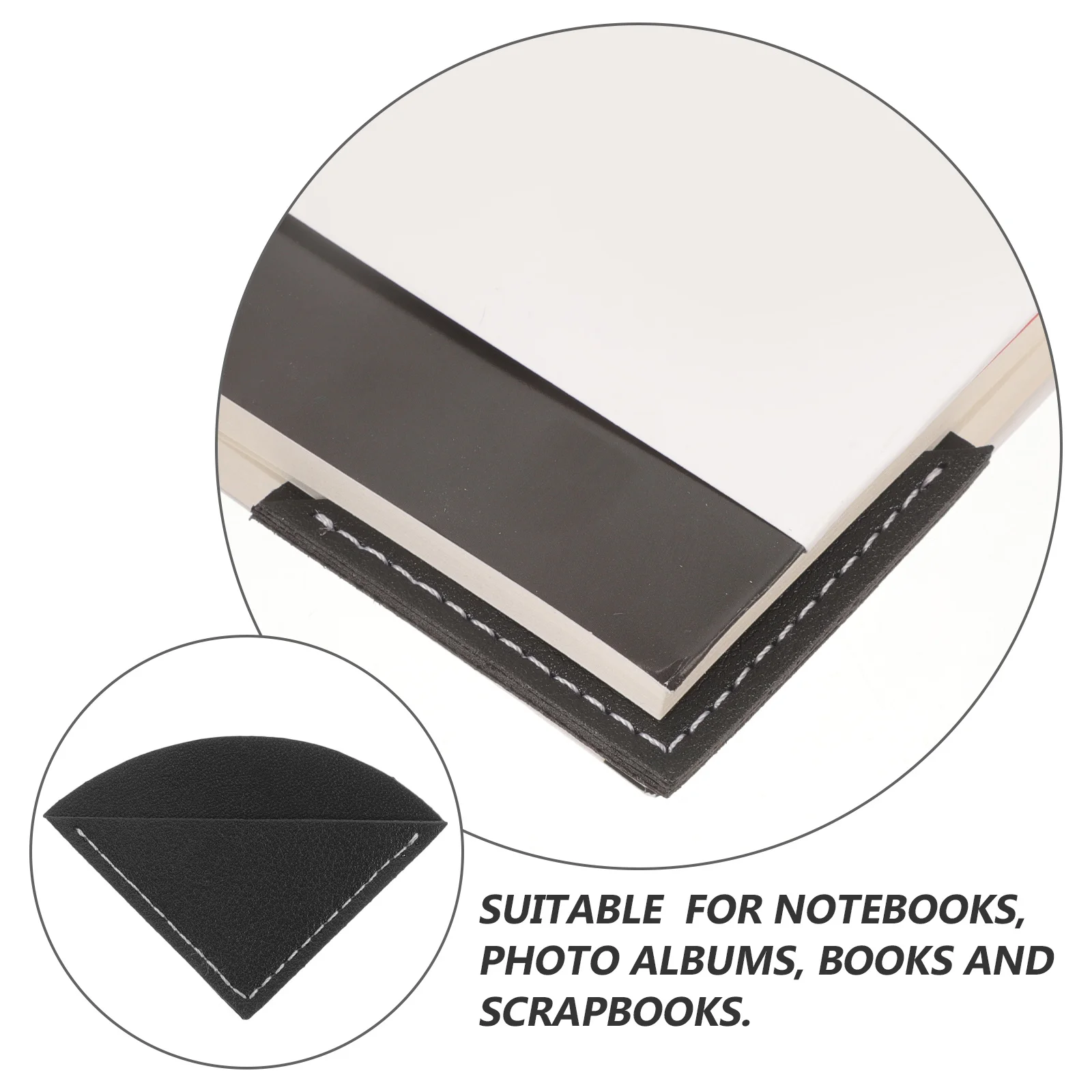 

3Pcs Bookmarks Versatile PU Read Marker Corner Bookmark for Books Scrapbooks Photo Albums Student Gift