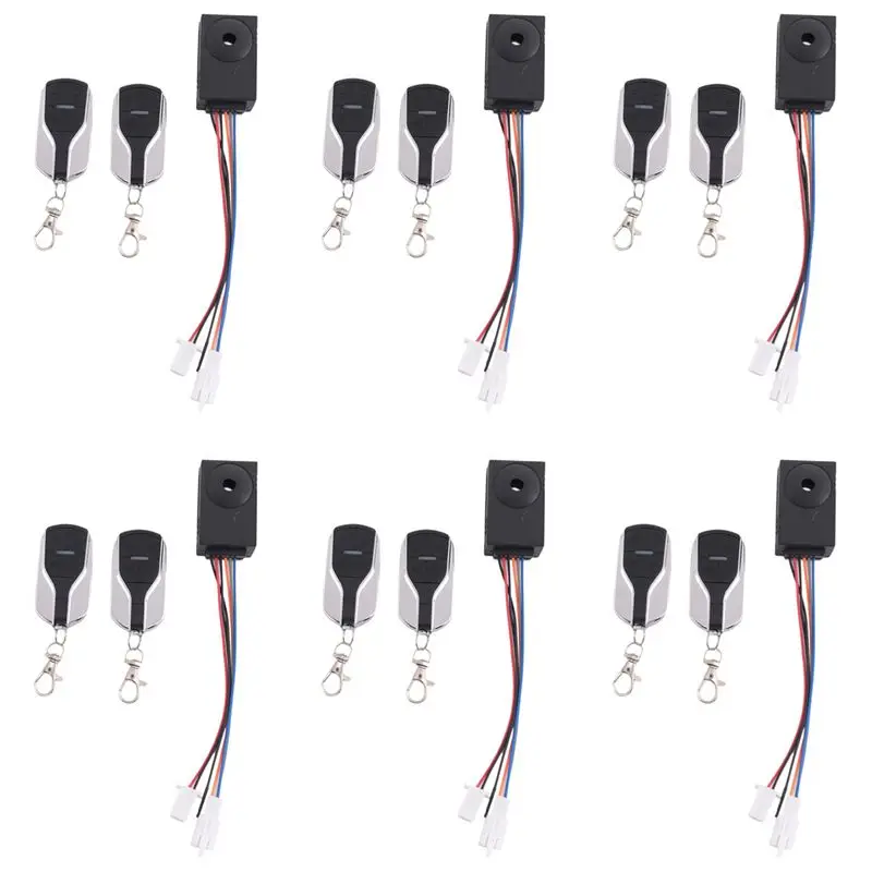 

ABKQ-6X Ebike Alarm System 36V 48V 60V 72V With Two Switch For Electric Bicycle/Scooter Ebike/Brushless Controller