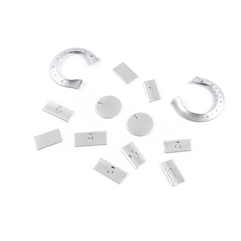 For Mercedes-BenzA-Class B-Class CLA GLA Central Control Air Conditioning Button Sticker Aluminum Alloy 13-piece Car Accessories