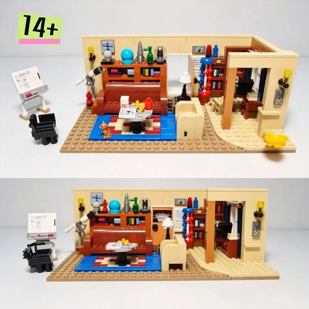 2026 Spot Hot MOC Theory TV Drama Friends Room Model Building Blocks Bricks Toys Christmas Gift for Adults Fans