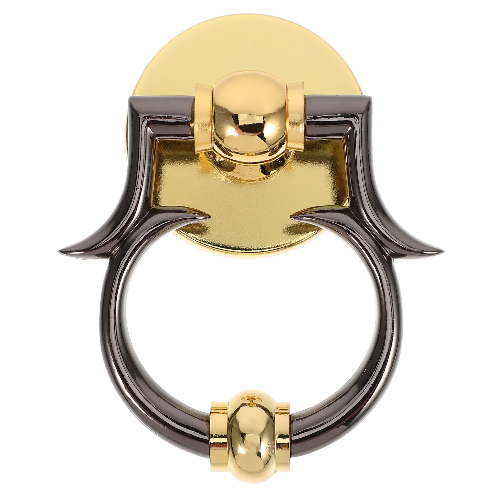 1 قطعة مطرقة الباب سبائك الزنك الحد الأدنى التصميم الأوروبي ديكور الباب الأمامي مقبض سحب مطرقة البوابة الرجعية لمدخل المنزل #5