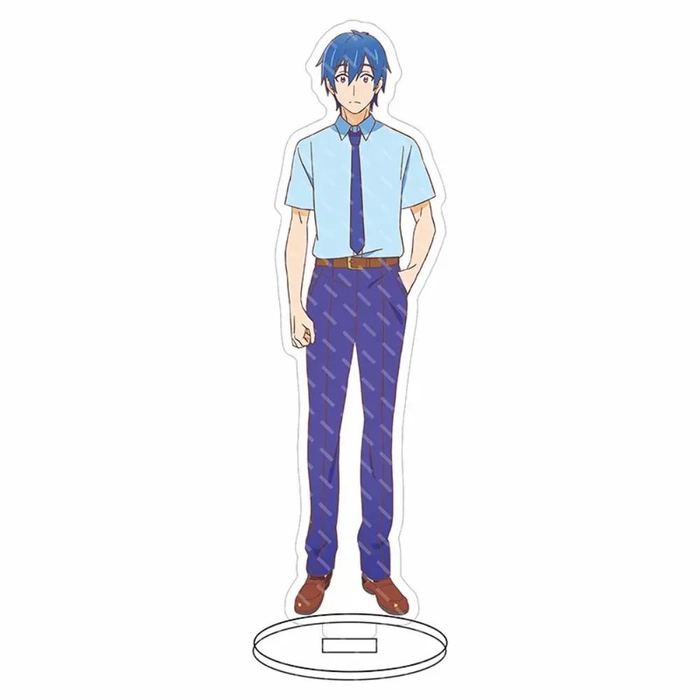 Anime Women Fuufu Ijou Koibito Miman Acrylic Stand Model Plate Jiro Yakuin Akari Watanabe Desk Display Decor Kawaii Ornament