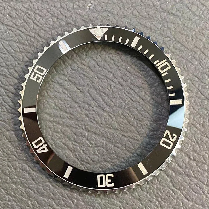 Watch Parts Black Green Ceramic Bezels Insert For 41mm Submariner 126610