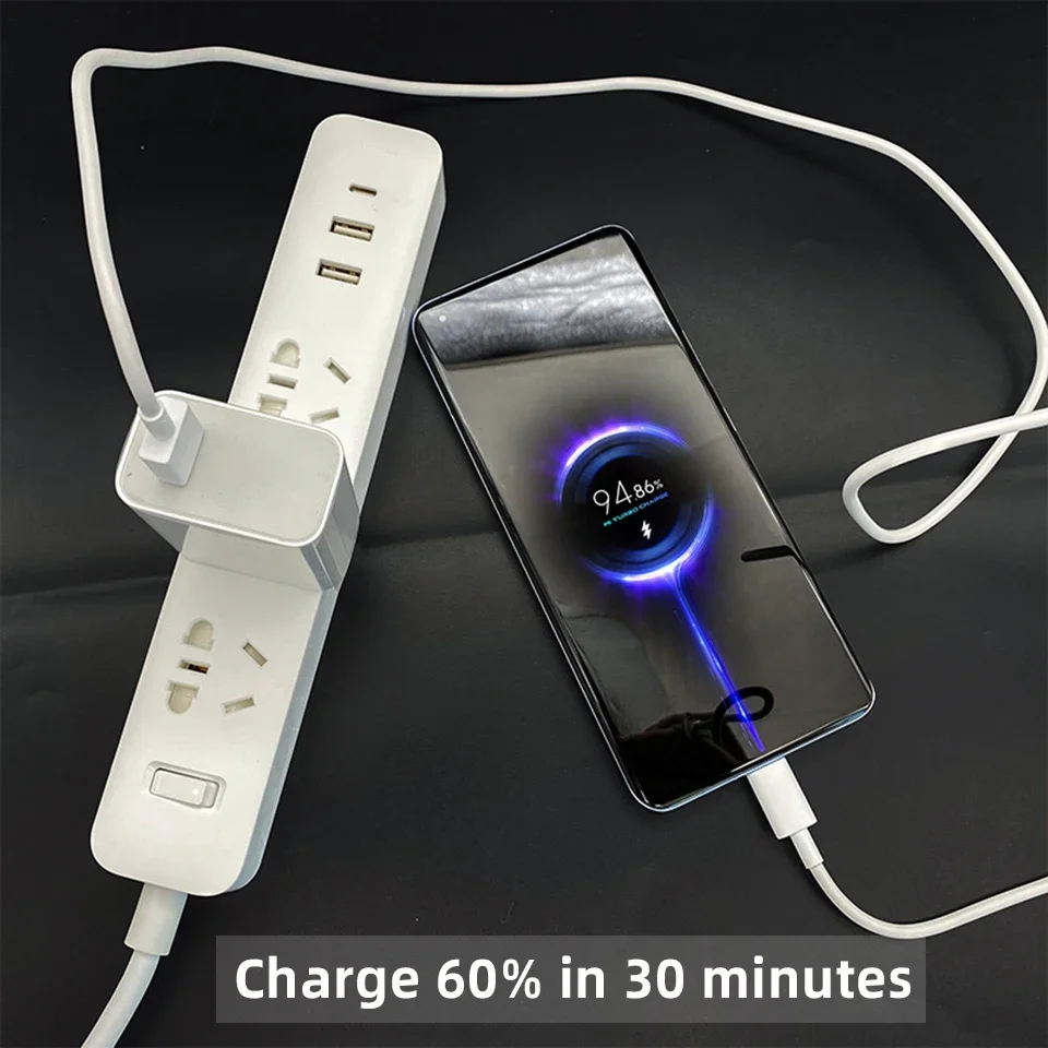 Ładowarka 45W do XIAOMI, typ C, szybkie ładowanie Turbo, kompatybilna z Redmi Note 15, 14, 13, 12, 11, X Pro, 10t, Poco M7, X7, K40, Pad 6. — zdjęcie produktu 5