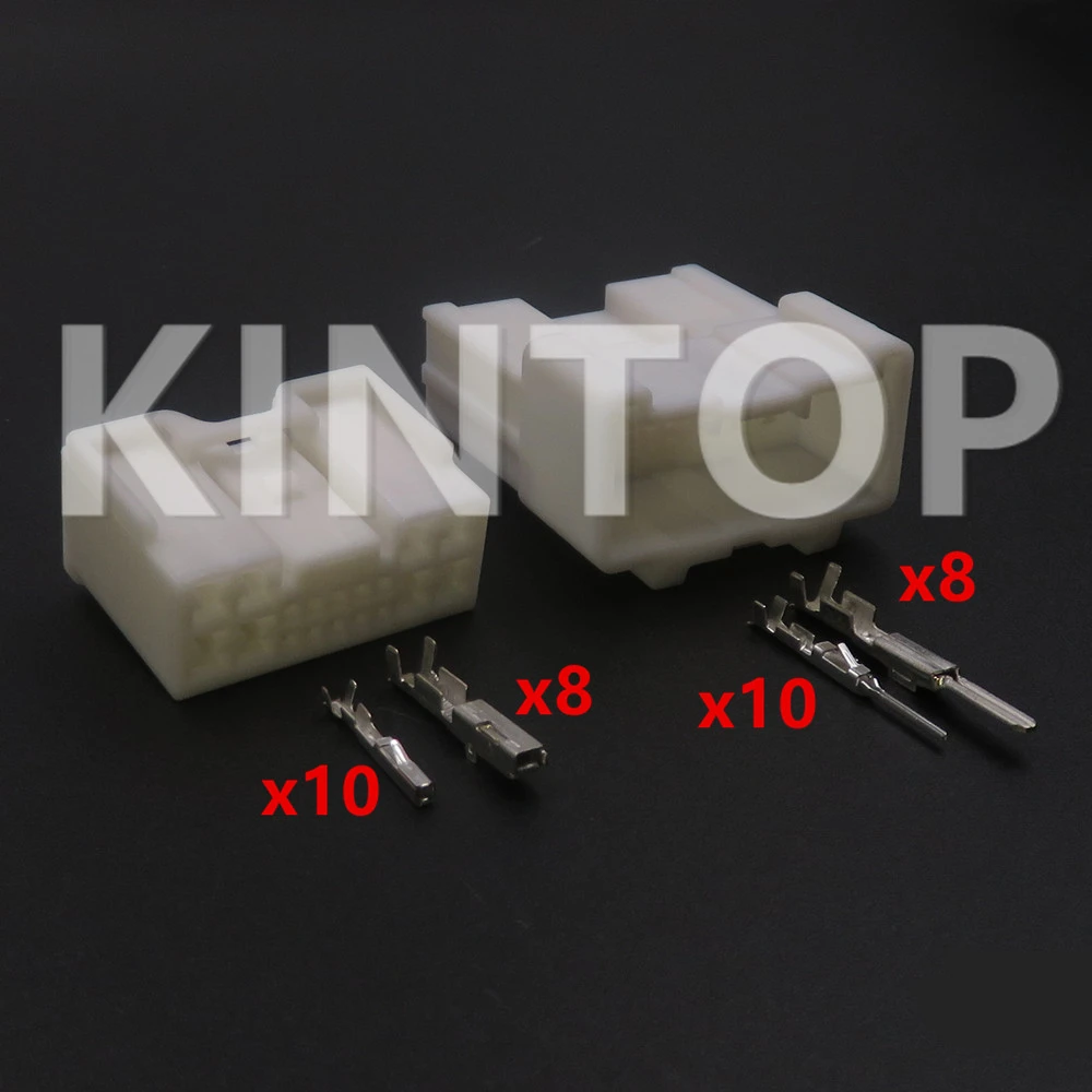 1 Set 18 Pins 6098-3941 6098-3901 Car Male Female Docking Wiring Terminal Socket With Wires Auto AC Assembly Composite Connector