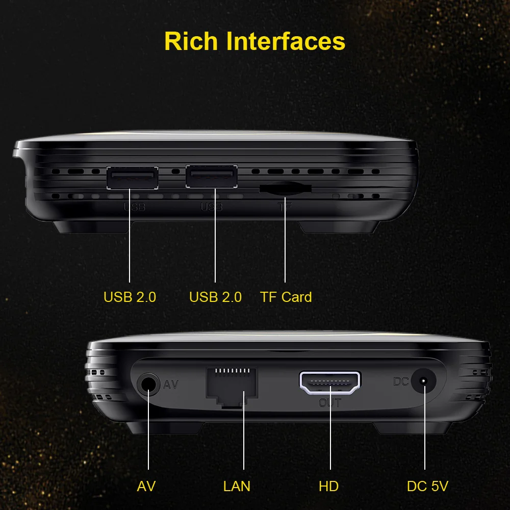 Woopker-Dispositivo de TV inteligente HK1 RBOX H8S, decodificador con Android 12, Allwinner H618, compatible con 8K, 2,4G, 5G, Wifi Dual, HDR10