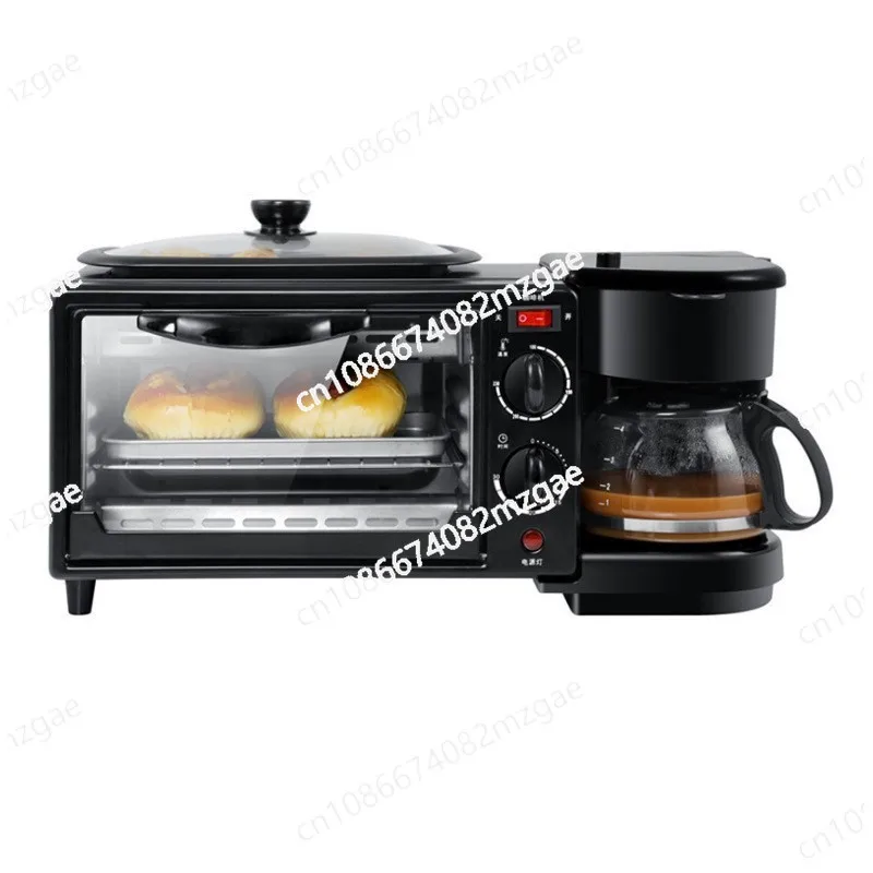 

Breakfast Machine 3-in-1 Multifunctional Sandwich Toast Bread Electric Oven Coffee Machine