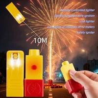 2025 Rechargeable Lighter Tungsten Wire Windproof Creative New Safety Remote Control Ignition Fireworks and Firecrackers Gadgets