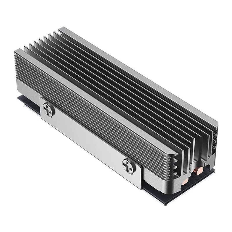 

Радиатор SSD-накопителя M.2 2280 из алюминиевого сплава с 2 медными тепловыми трубками Элегантный и прочный дизайн