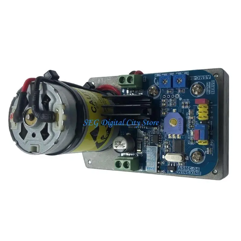

U75B DC12V-24V ASMC-04A Digital Servo 300°MAX Model AirplanesSteering Gear for Robot