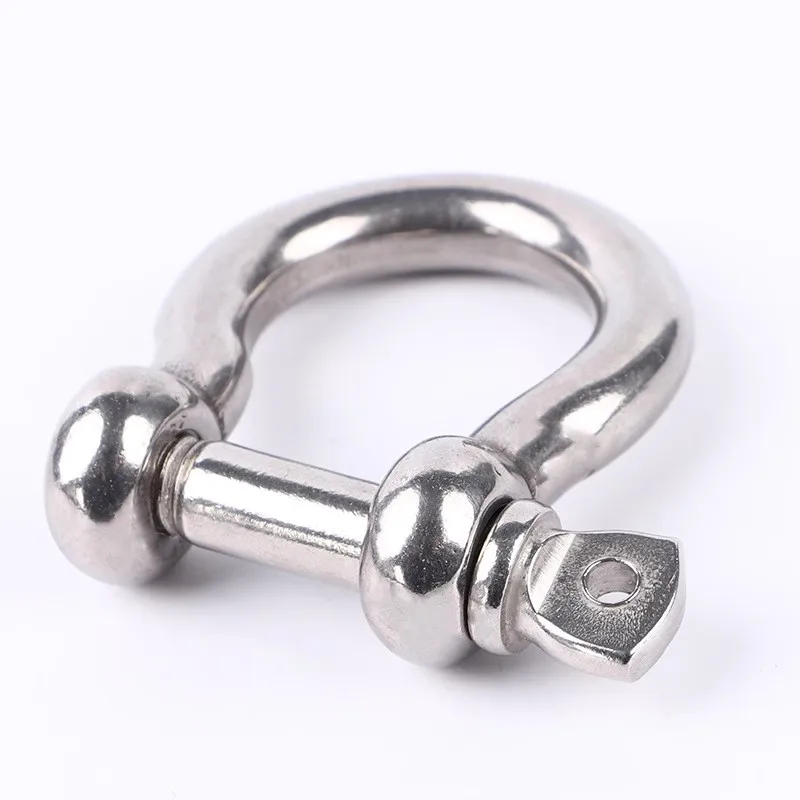 A2 Stainless Steel Bow Shackles M4 M5 M6 M8 M10 M12 M14 M16 M18 M20 M22 M25 Shackle Lifting Towing