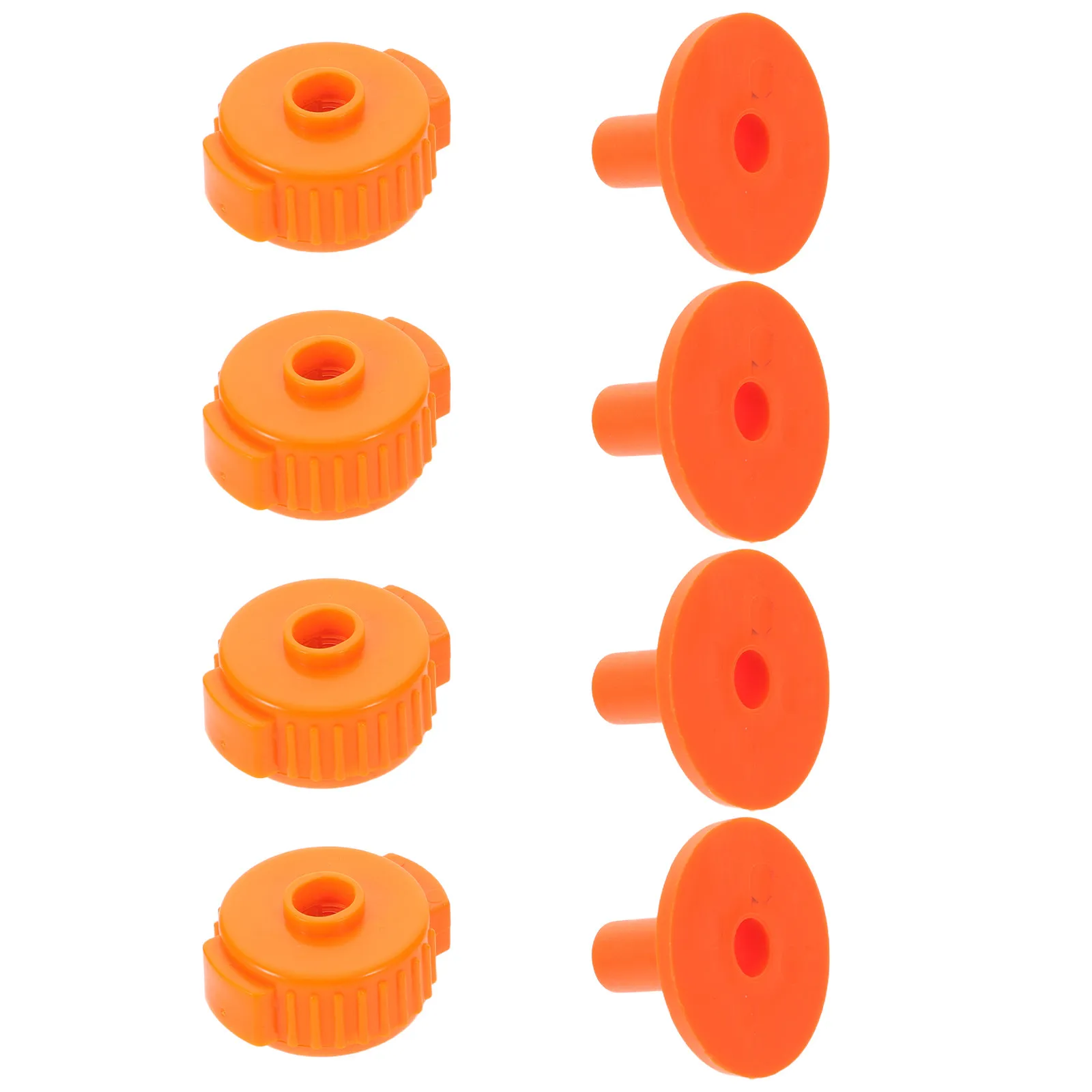 1Set Quick Release Cymbal Nuts Orange Plastic Drum Cymbal Replacement Kit Stable Mount Clamp Drum Hardware Percussion