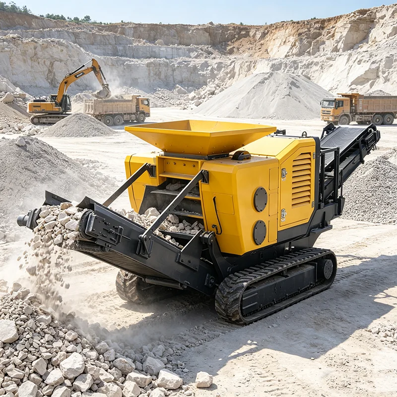 Crawler Type Mobile Jaw Crusher Portable Stone Crushing Equipment for Mine Site Operation