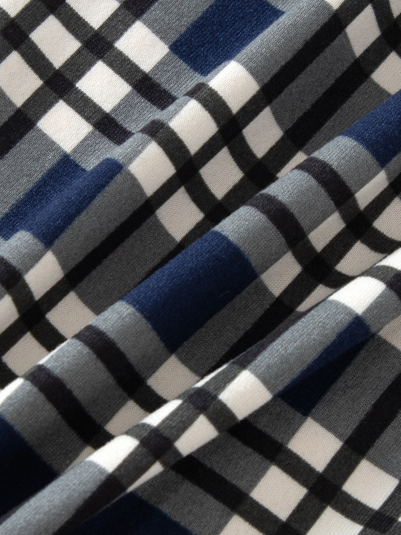 3-teiliges Set mit mehrfarbigen, karierten Kinderhosen für Jungen und Mädchen, bequeme und vielseitige Schlafbekleidung für zu Hause – Detail 9