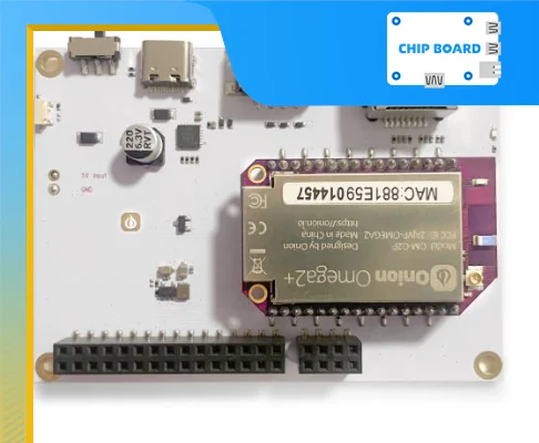 

Onion Omega2 Eval Kit, Entry Development Board for Omega2 Modules, Suitable for Testing, Prototyping and SBC Design