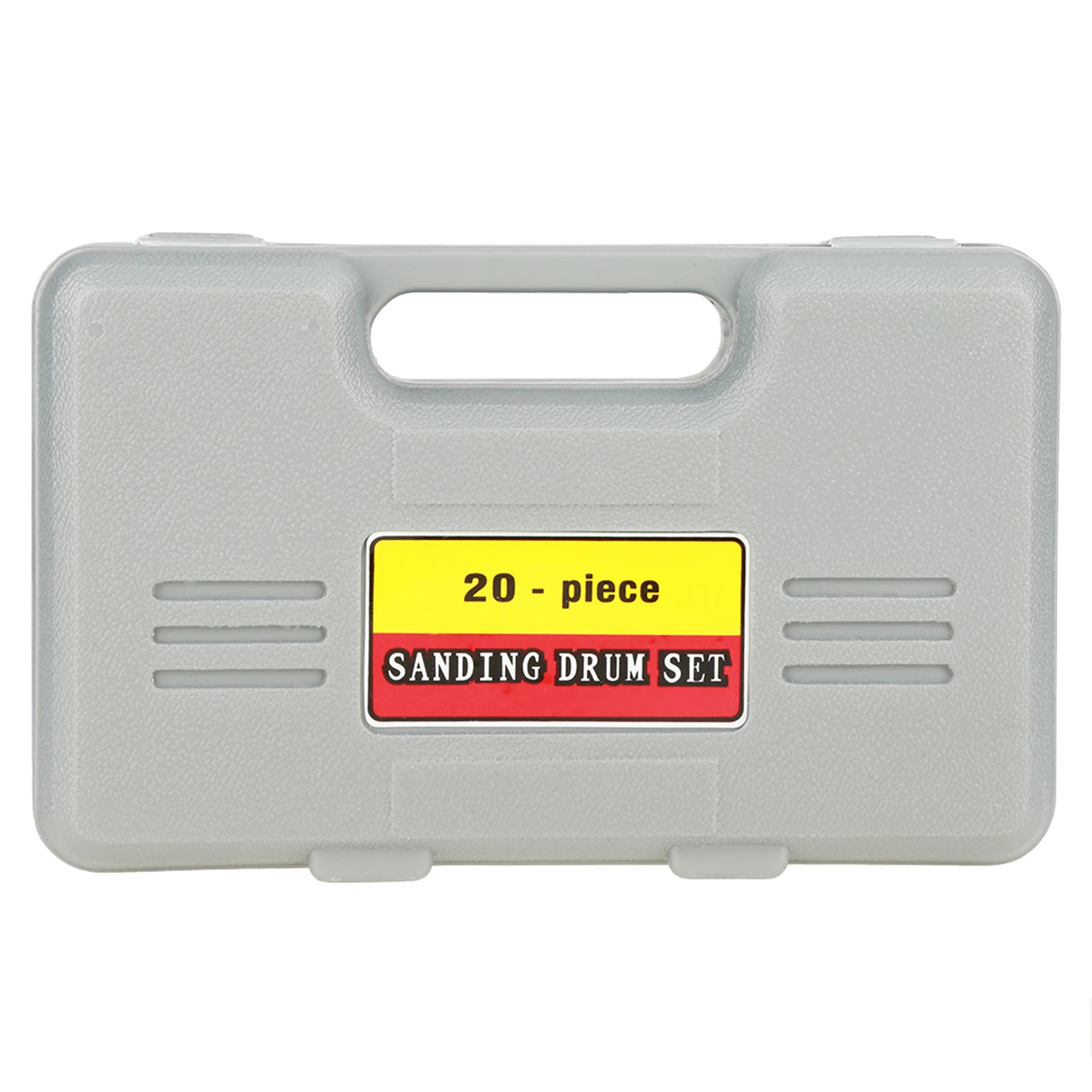 Abrasive Sanding Band Set Mandrel Included Spiral Slit Rotary Tool Sanding Bands Metal Polishing Plastic Storage Case