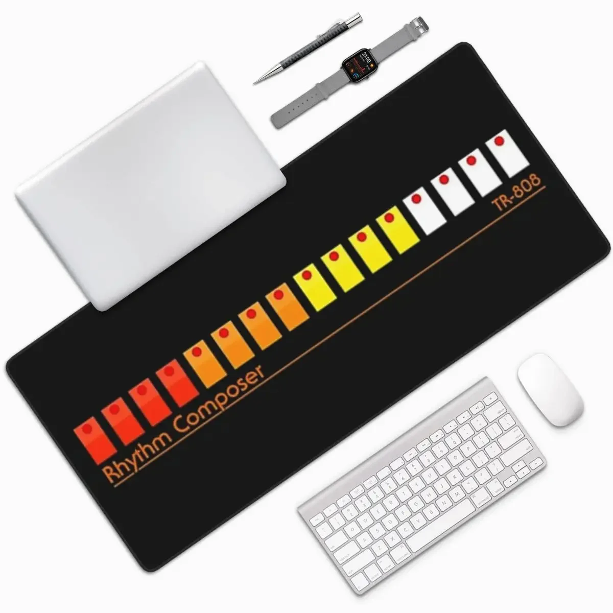 TR 808 ROLAND Large Mouse Pad Computer Keyboard Mouse Mat Gaming PC Laptop Desk Mat Office Accessories Table Mats