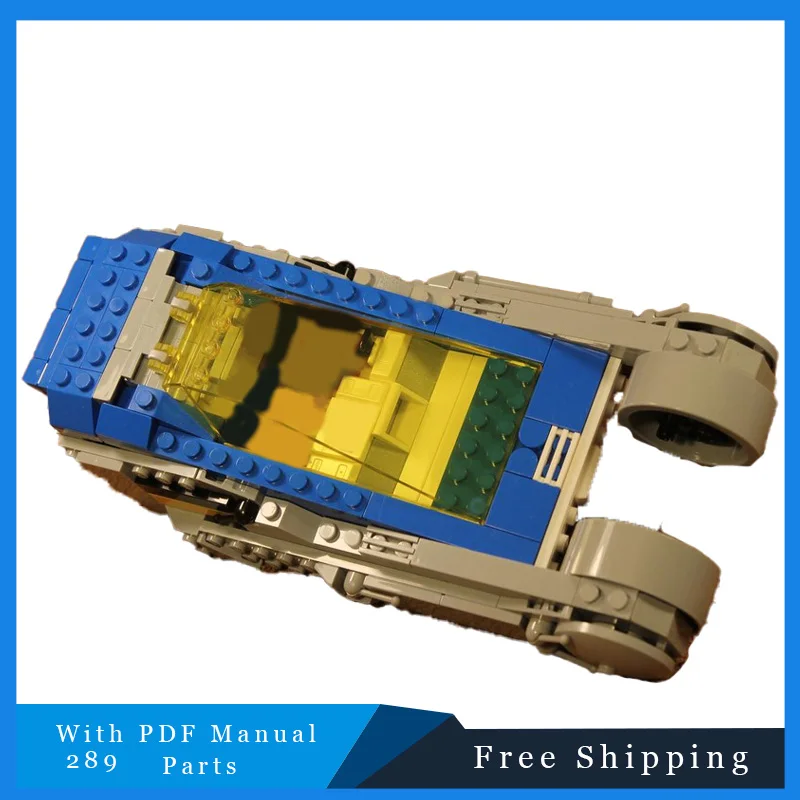 

289 PCS Classic Space Series MOC Building Blocks Famous Movie Aircraft Models Technology DIY Assembly Bricks kids Birthdays Gift