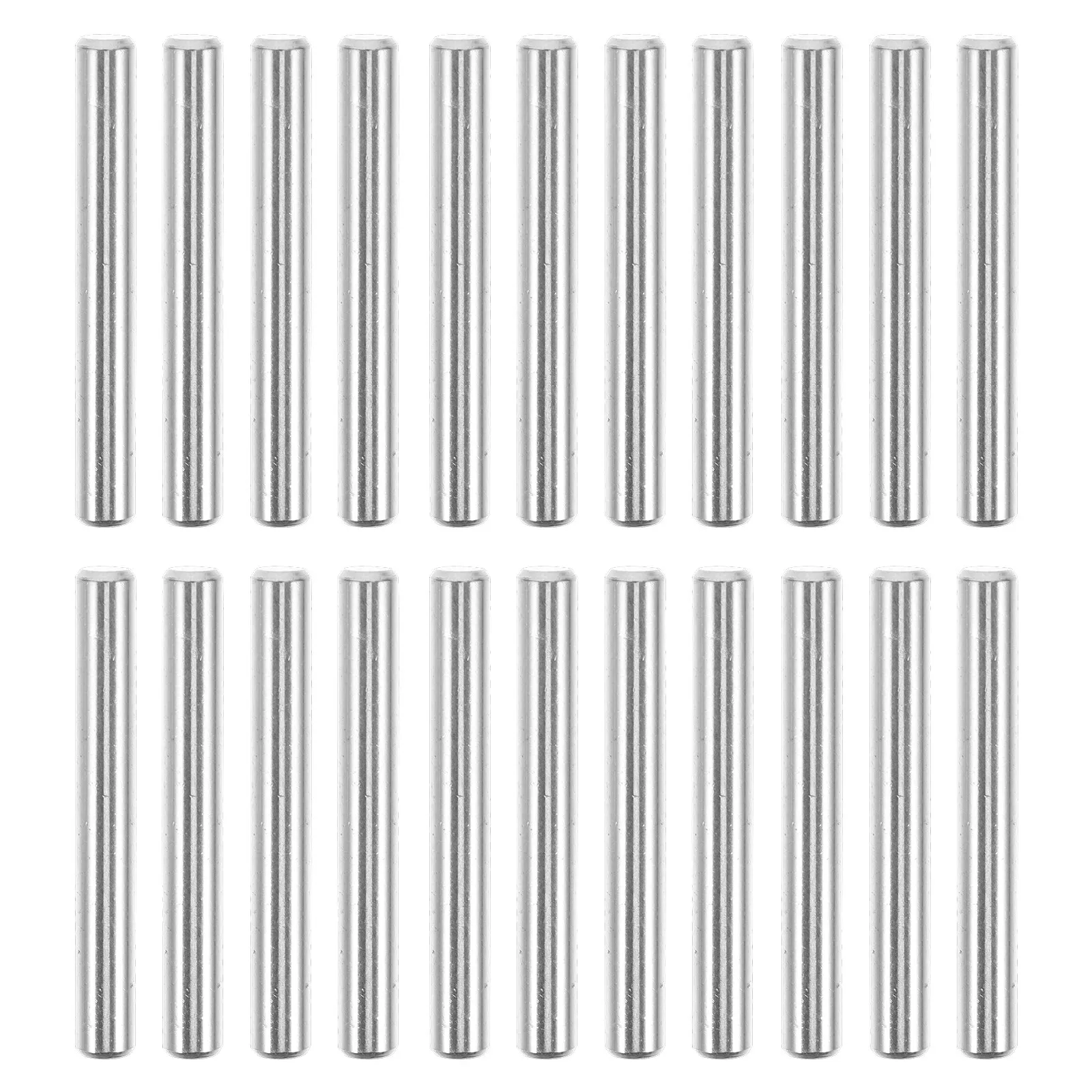 30Pcs Stainless Steel Shelf Pins 40Mm Cylindrical Dowel Pin Locating Dowel Shelf Support Fastener Furniture Installation