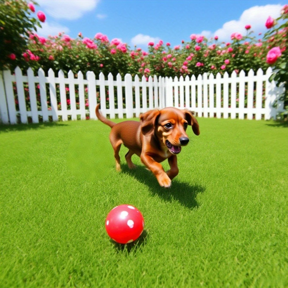 سجادة من العشب الاصطناعي باللون الأخضر للهالوين، حصيرة عشب صناعية كثافة مع فتحات تصريف ودعم مطاطي، مناسبة للداخل #6