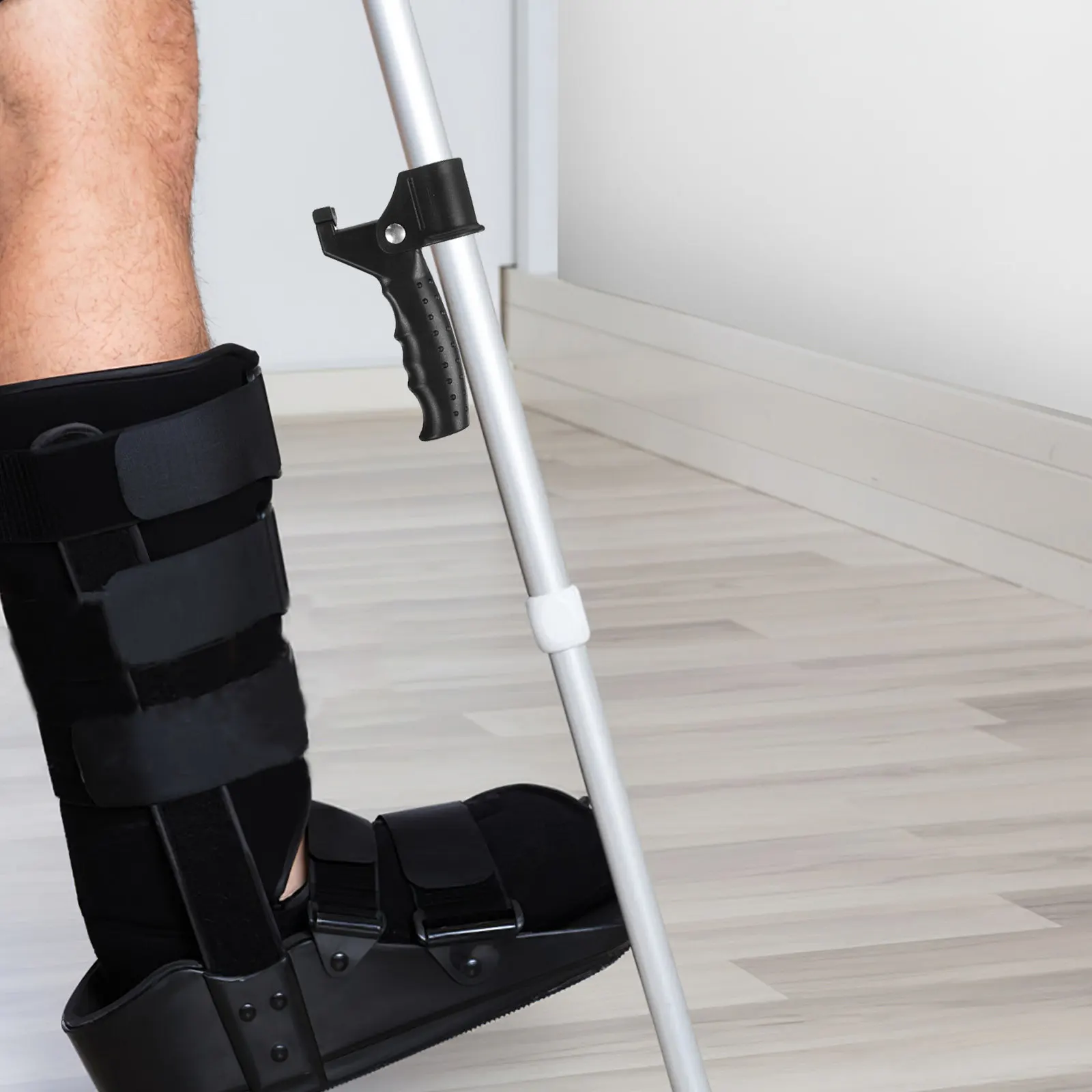 Elderly Cane Handle Attachment Comfortable Grip for Senior Walking Cane Mobility Aid Easy Standing from Bed Chair Toilet