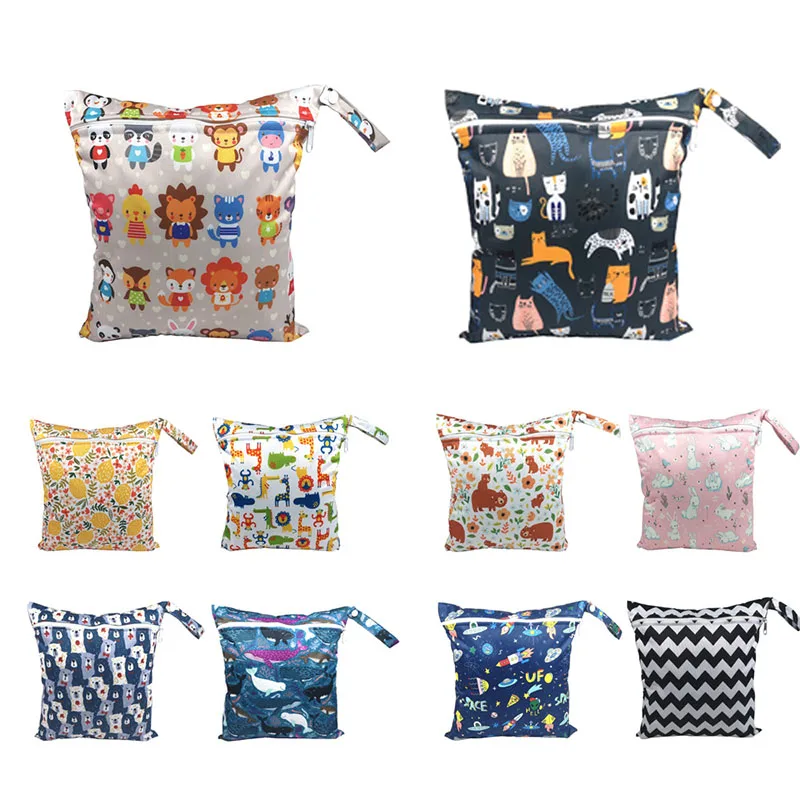 

Новая сумка для детских подгузников с мультяшным рисунком, моющаяся сумка, сумка для хранения, сумка для хранения, подвесная сумка для коляски