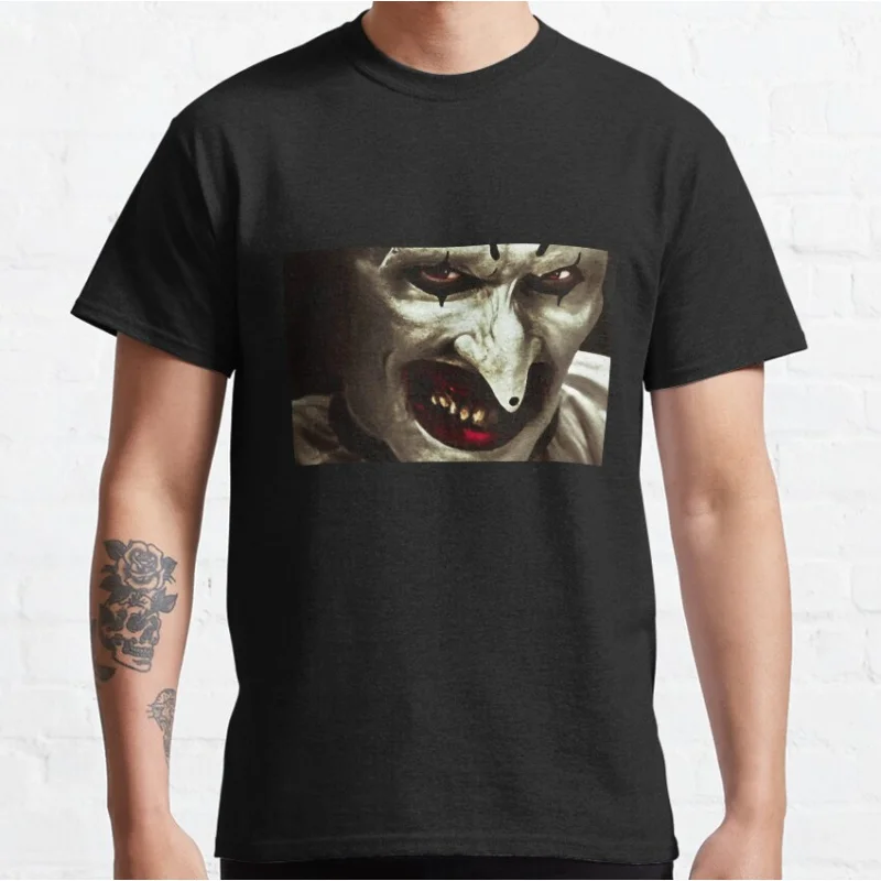 

Grinning Retro Horror movie Art the clown killer Terrifier Scary halloween Gift t shirt Scream film Graphic clothes All size top