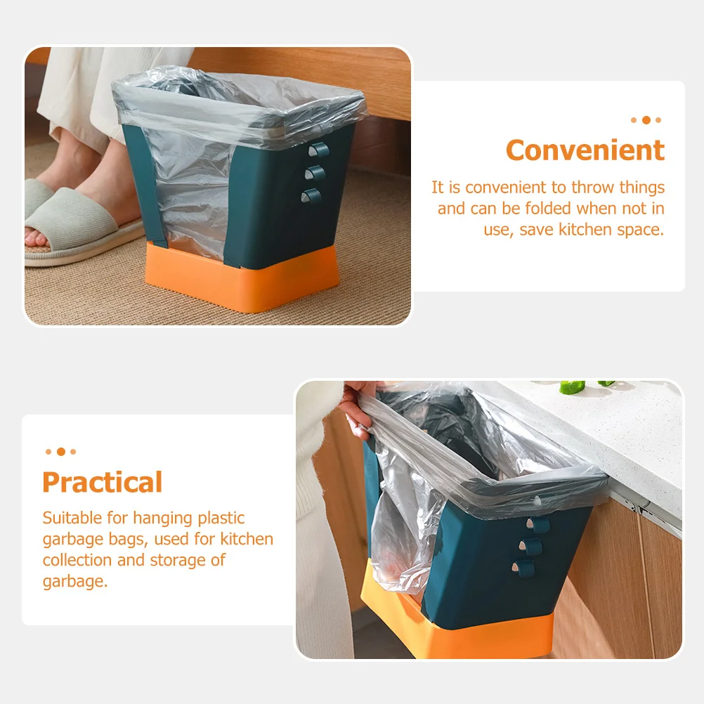

Trash Bag Organizer Scalable Garbage Bin Plastic for Kitchen and Restaurant and Store Trash Bag Holder