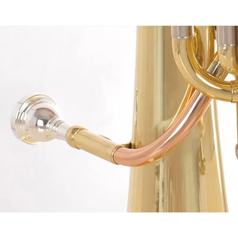 Hooqu Hooqu Bb 3-مفتاح Tenor Horn أداة الباريتون القرن المبتدئين أداة نحاسية