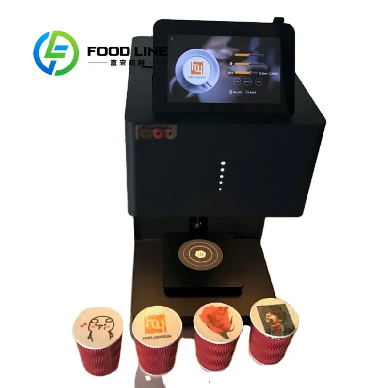 

Customize Commercial Coffee Printer With Edible Ink Latte Art Cappuccino Printing Machine