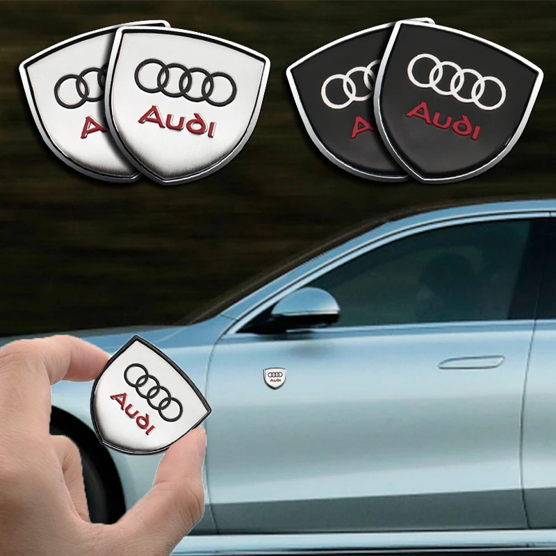 For Audi A4 A5 A6 A3 B8 8P 8V B6 C7 S S3 S4 S5 S6 S7 S8 3D Metal Emblem Car Body Rear Trunk Sticker Badge Decoration Accessories